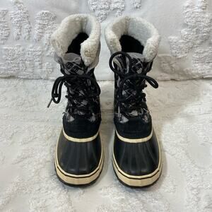 SOREL 1964 PAC NL1494-008 Graphic Design Boots Men's Sz 9 Waterproof Insulated